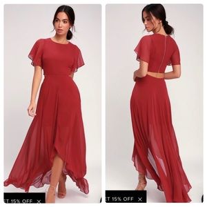 Lulus Ali & Jay Bohemian Rhapsody Hi Low Dress